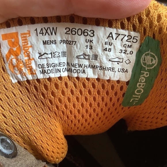 Timberland PRO Titan Safety Toe Waterproof Oil Slip Resistant Work Boots 14XW - Picture 15 of 16